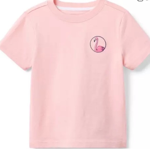 NWT- Janie and Jack Flamingo Pink Tee - Picture 2 of 5